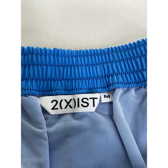 2XIST Ibiza Mens Size M Malibu Blue Swim Shorts Trunks Swimwear Bottoms Pockets - Picture 3 of 9